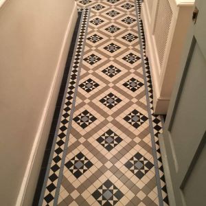 Victorian mosaic tiles Hallway