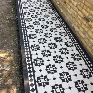Victorian garden Path tiles