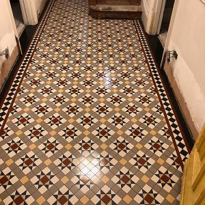 Victorian Hallway Mosaic Tiles